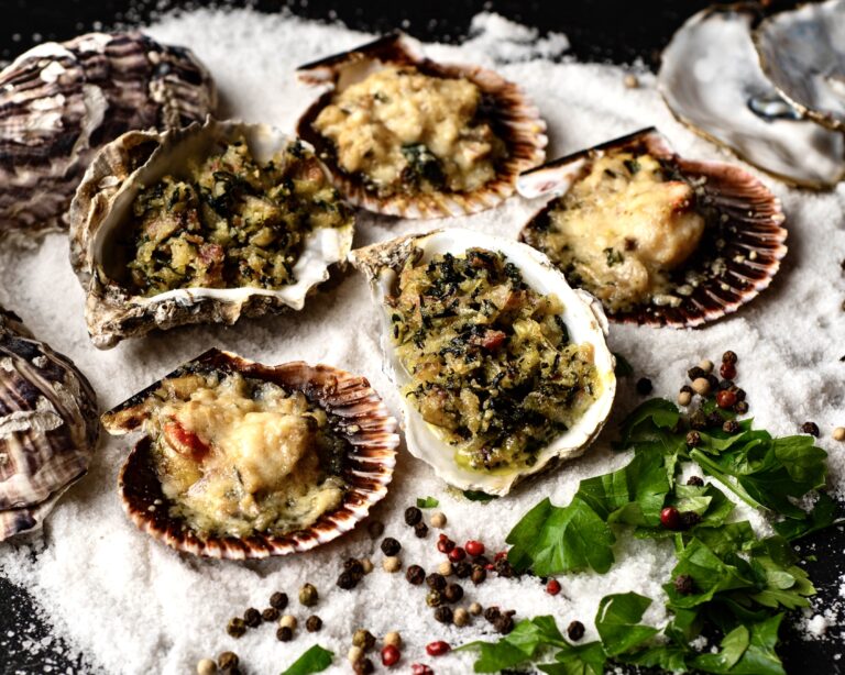 Keptos šukutės ir austrės