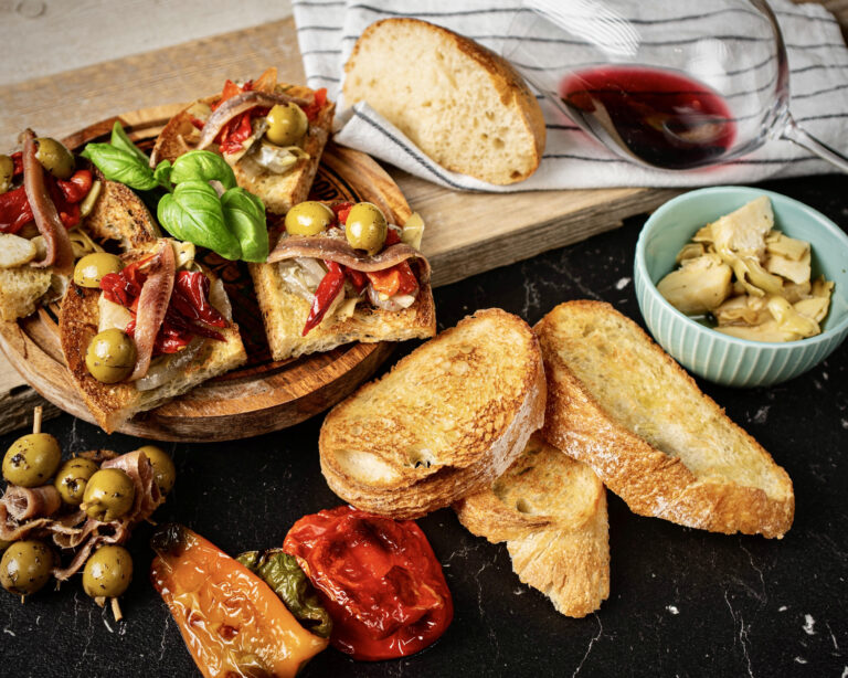 Tapas su artišokais ir ančiuviais