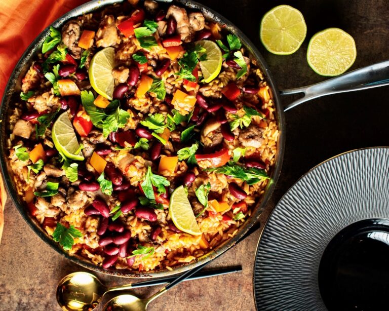 Ryžių ir vištienos fajita