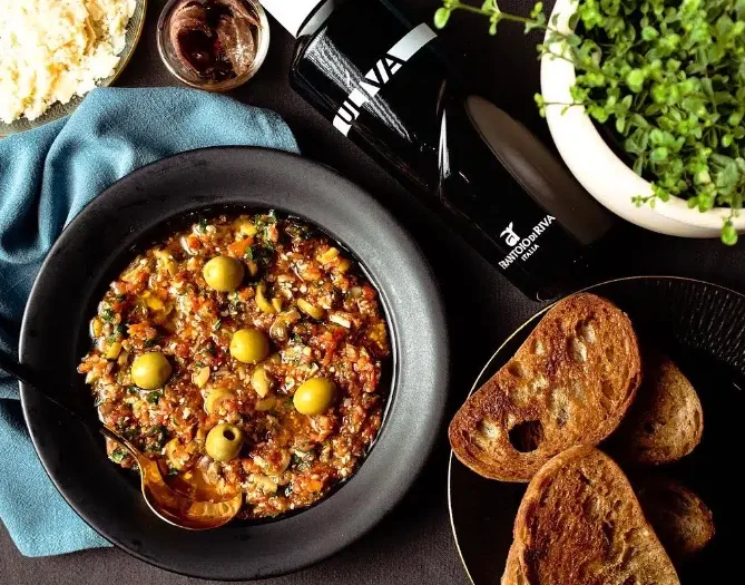 Daržovių ir ančiuvių užtepėlė