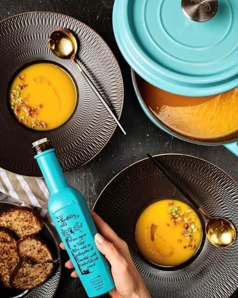 Rūkytas alyvuogių aliejus ir moliūgų sriuba