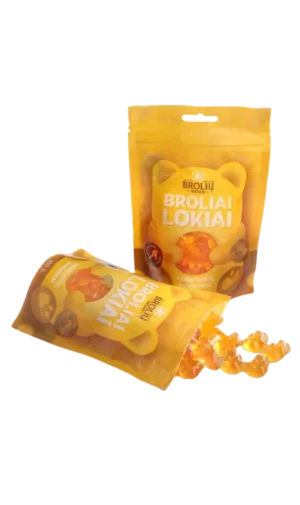 Vaisių sulčių guminukai „Broliai lokiai“ 100g