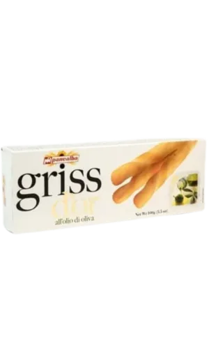 Duonos lazdelės Grissini su alyvuogių aliejum 100g
