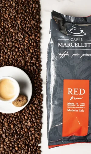 Kava pupelėmis Marcelletti Red 1kg