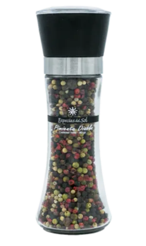 Penkių rūšių pipirai malūnėlyje 80g.