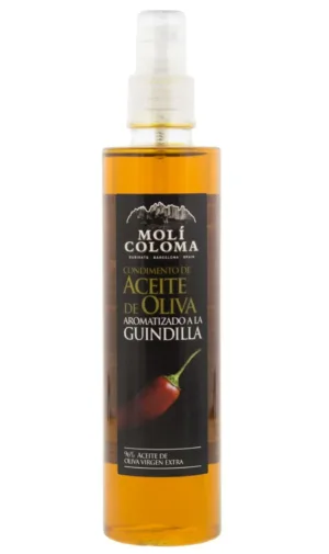 Purškiamas alyvuogių aliejus su aitriosiomis paprikomis