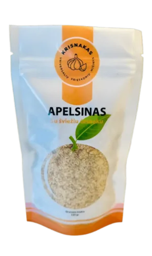 Prieskonių mišinys su apelsino žievele ir šviežiu česnaku