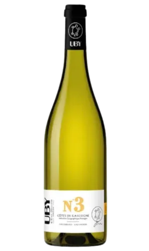 Baltasis vynas DOMAINE UBY N°3 COLOMBARD-SAUVIGNON 2024