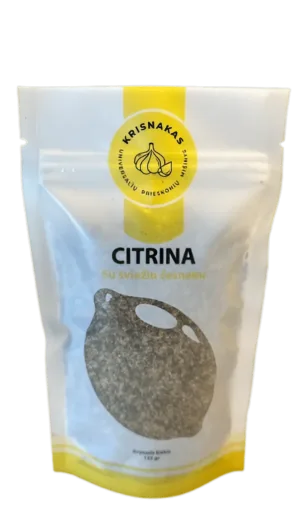 Prieskonių mišinys su citrinos žievele ir šviežiu česnaku