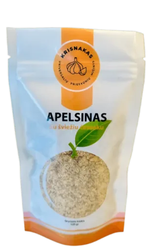 Prieskonių mišinys su apelsino žievele ir šviežiu česnaku