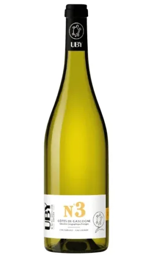Baltasis vynas DOMAINE UBY N°3 COLOMBARD-SAUVIGNON 2024