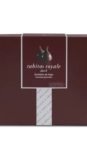 Rabitos Royale figos juodajame šokolade 8 vnt dėžutėje 142 g
