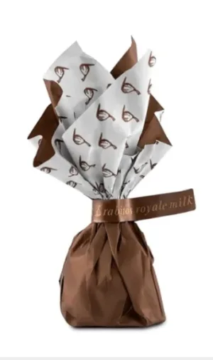 Figa PIENIŠKAME šokolade SU SŪDYTOS KARAMELĖS įdaru "Rabitos royale" 1 vnt.