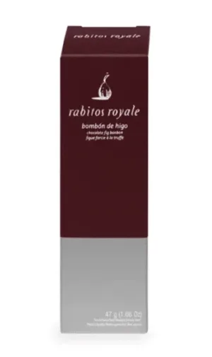 Figos juodajame šokolade "Rabitos royale" 47 g 3 vnt