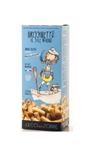 Mini grissini su alyvuogių aliejumi ir druska 150 g.