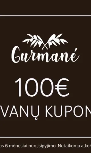 Dovanų kuponas 100 eurų