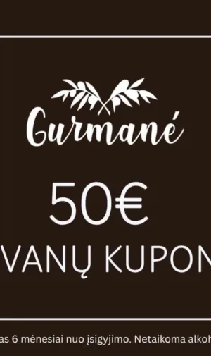 Dovanų kuponas 50 eurų