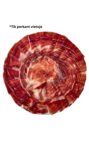 Pjaustytas peiliu Jamón de Cebo de Campo 50% Ibérico