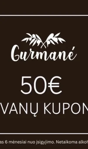 Dovanų kuponas 50 eurų